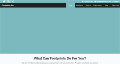 Desktop Screenshot of footprints-inc.com